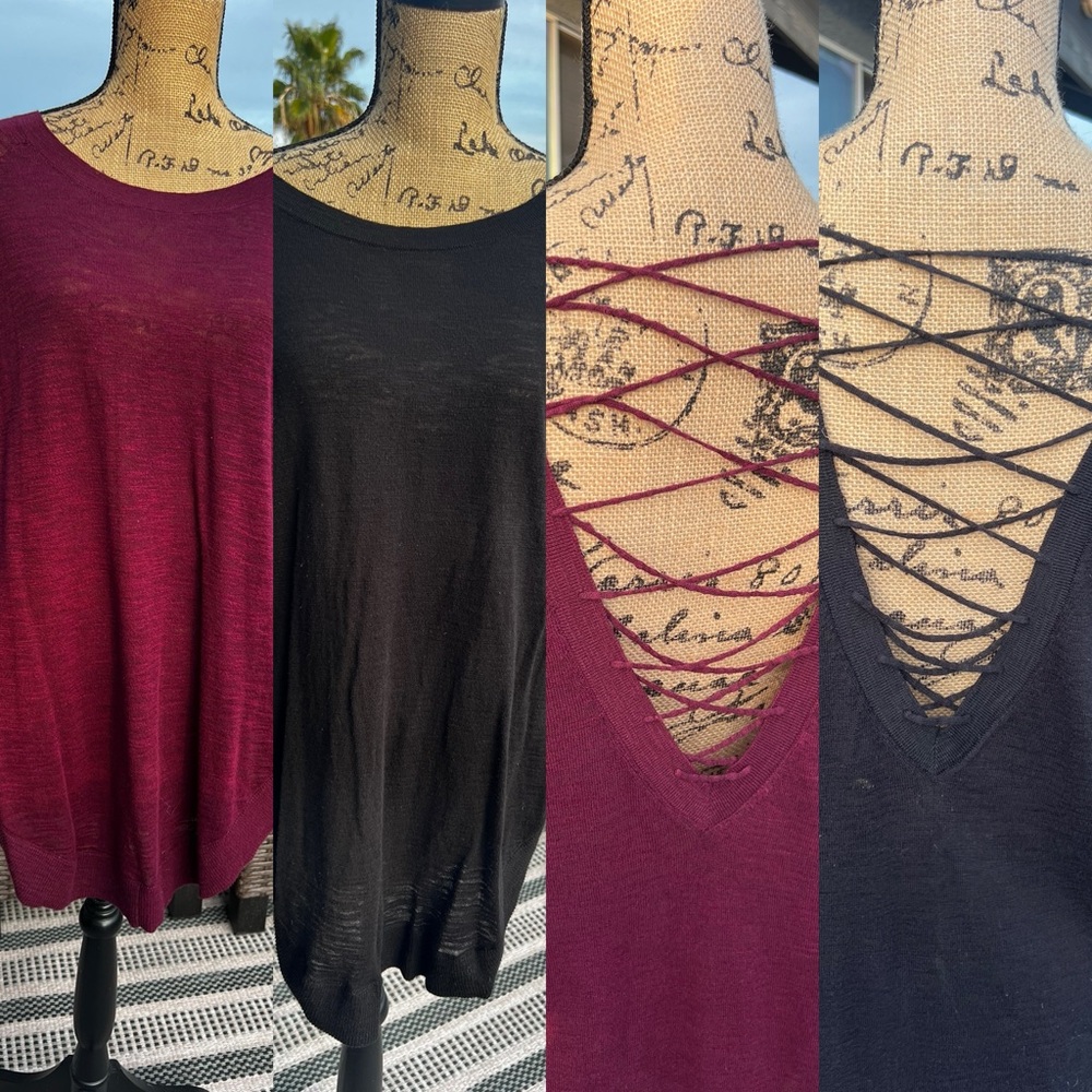 Express long sweaters lot of 2 size medium